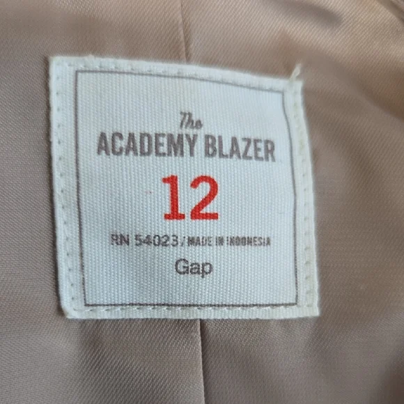 GAP Modern Blazer with Elbow Patches - Size 12 - Picture 3 of 5